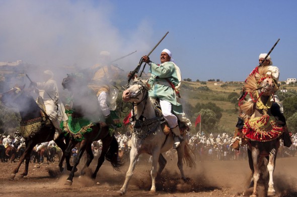 fantasia on a photography course in Morocco